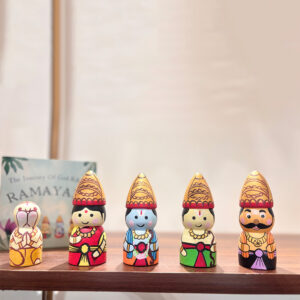 Hand Painted Rama Peg Dolls
