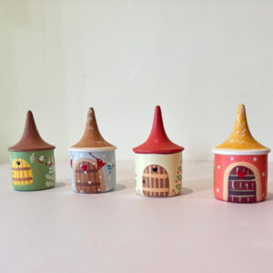 Assorted Hand Painted House Peg Dolls each