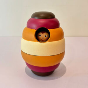 Hand-Painted Wooden Hanging Birds